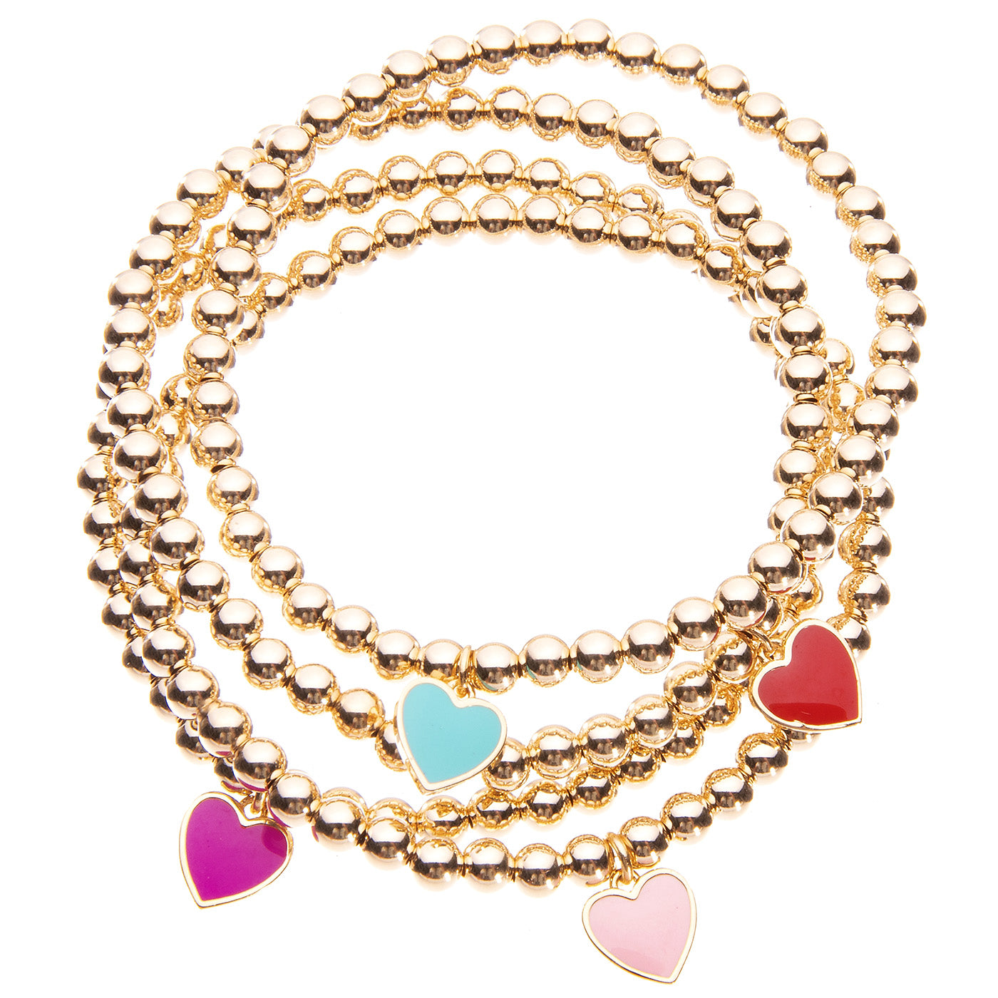 Candy Heart Charm Bracelet